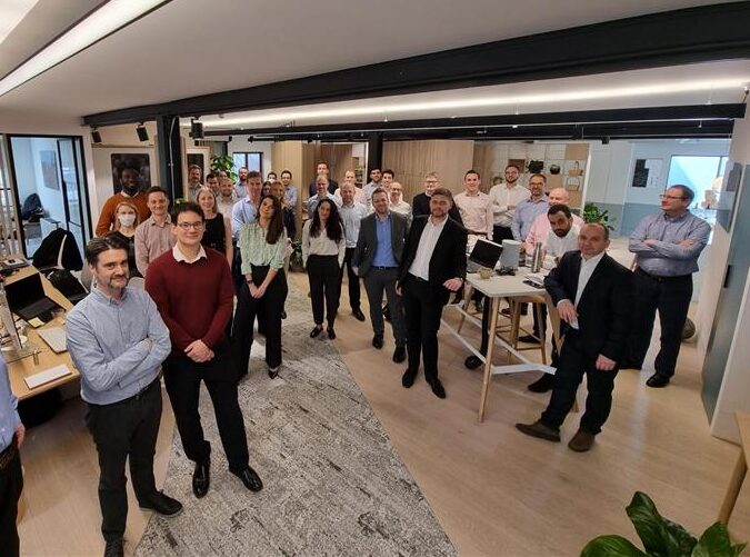 Silverstream team in the London office in 2020.