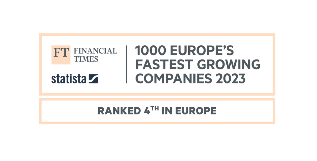 Financial Times 1000 Europe’s Fastest Growing Companies 2024 listing for Silverstream Technologies, ranked 4th in Europe.